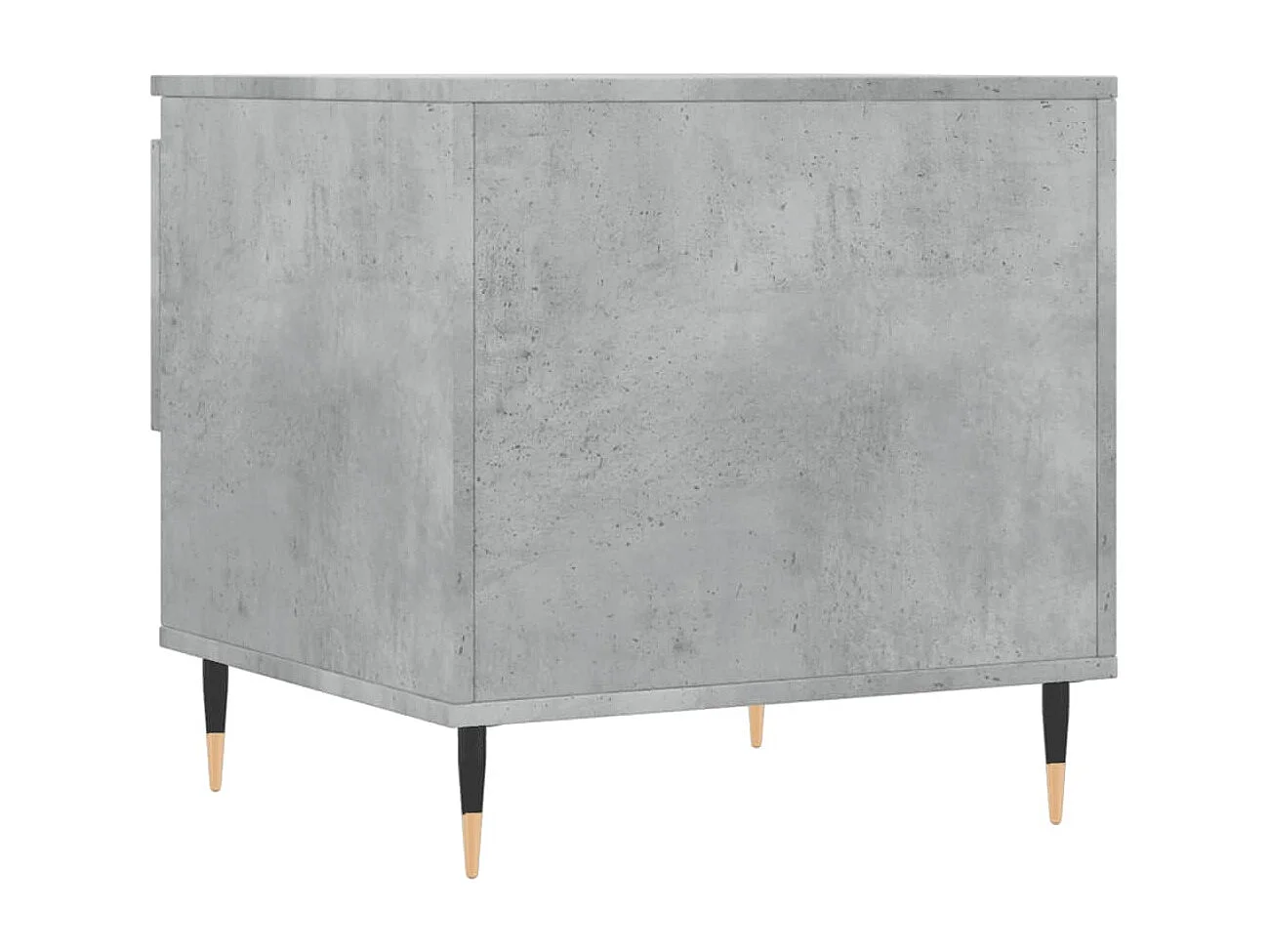 Table basse gris béton 50x46x50 bois d'ingénierie