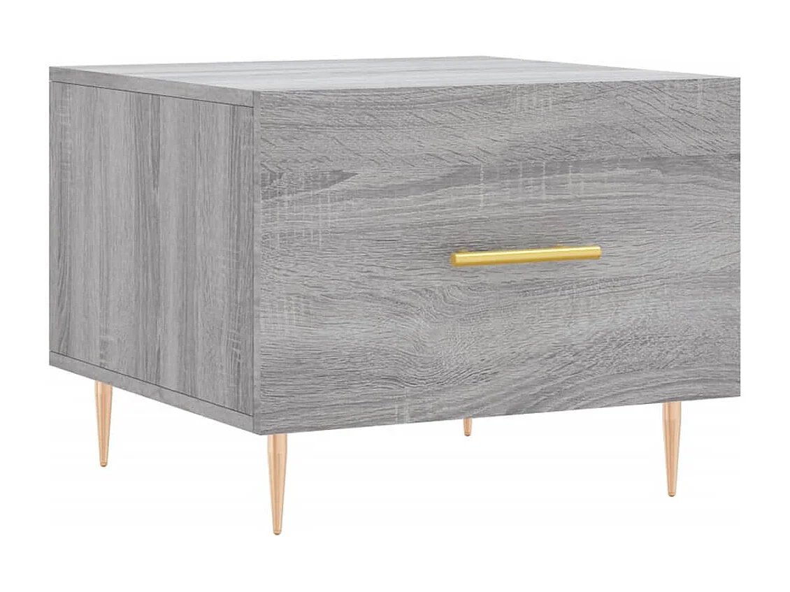 Tables basses 2 pcs sonoma gris 50x50x40 bois d'ingénierie