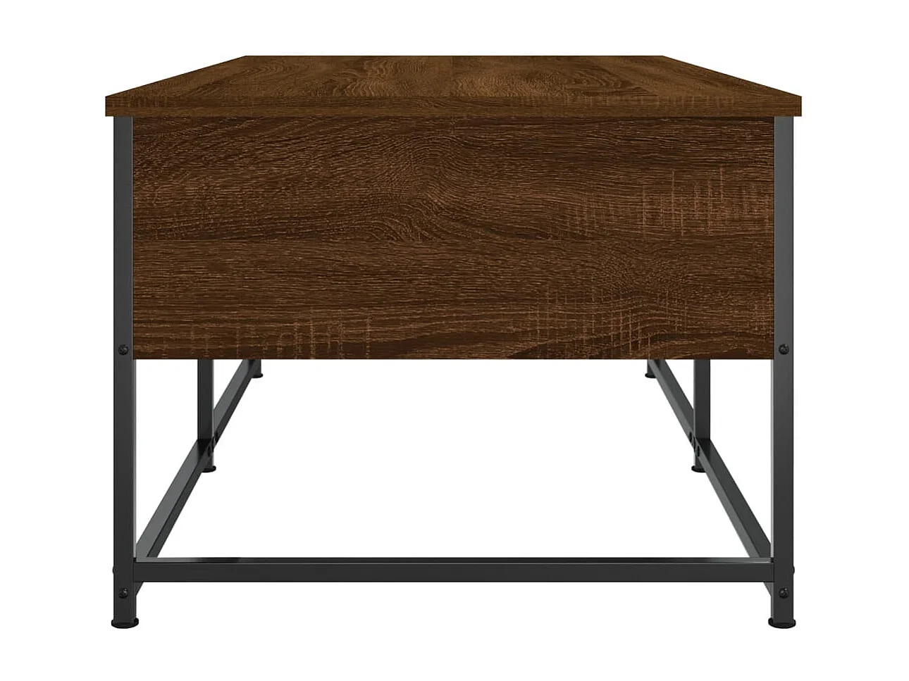 Table basse chêne marron 100x51x40 bois d'ingénierie