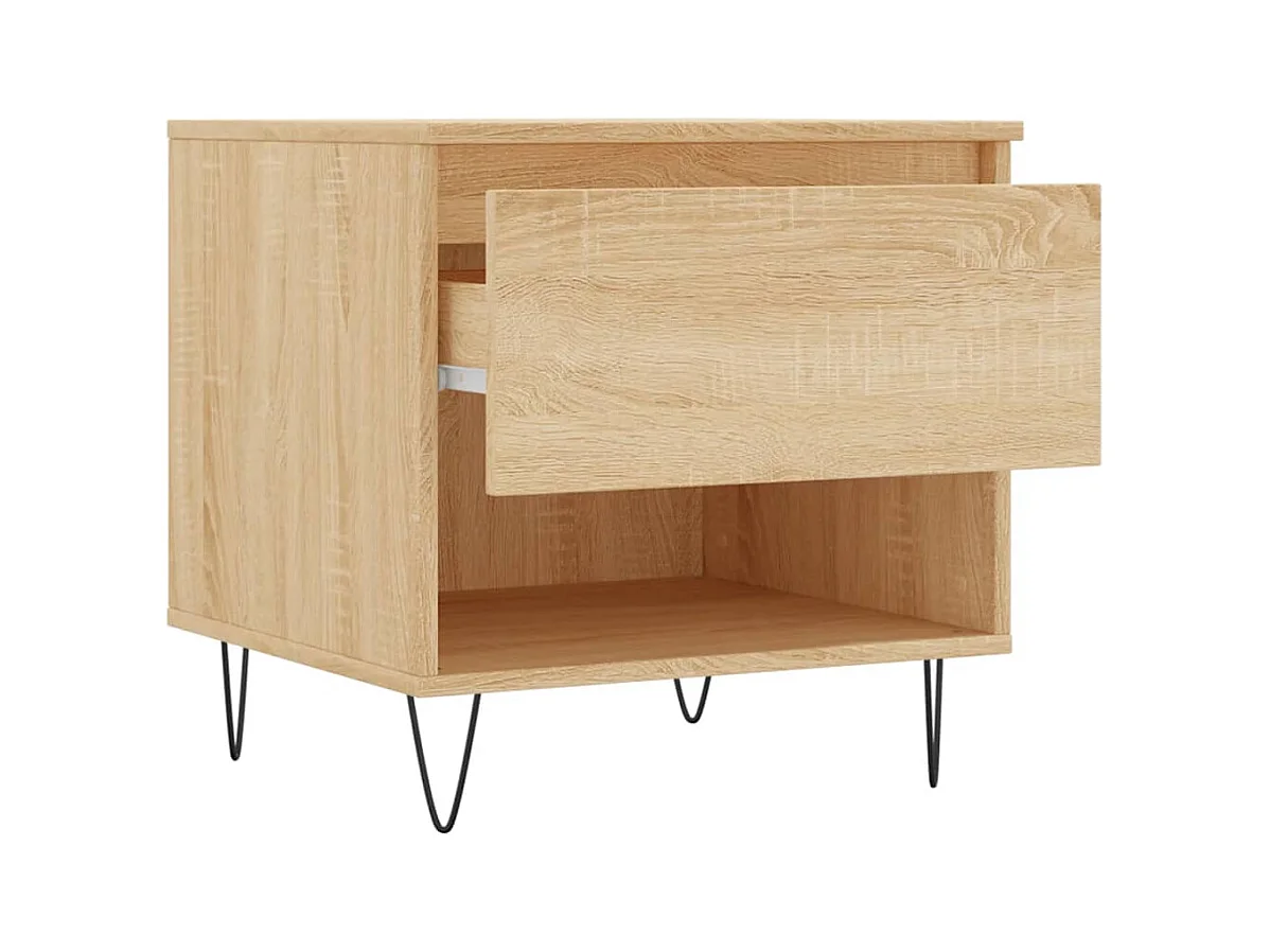 Tables basses 2 pcs chêne sonoma 50x46x50 bois d'ingénierie