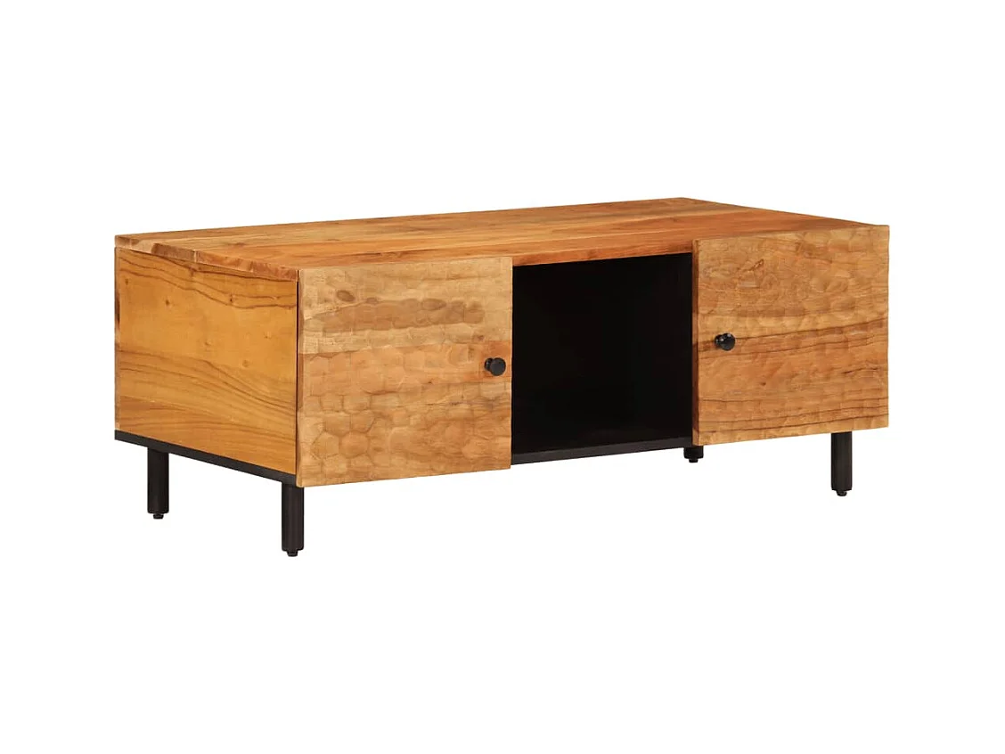 Table basse 100x54x40 bois massif d'acacia