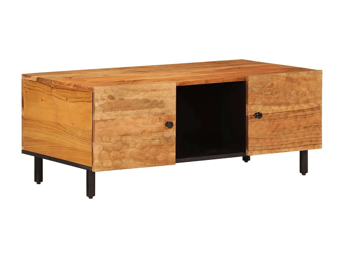 Table basse 100x54x40 bois massif d'acacia