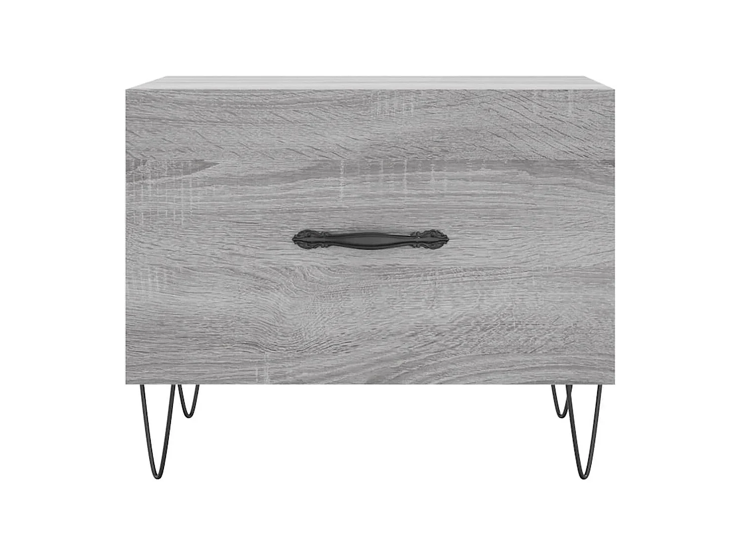 Tables basses 2 pcs sonoma gris 50x50x40 bois d'ingénierie