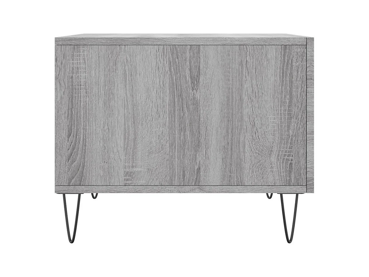 Tables basses 2 pcs sonoma gris 50x50x40 bois d'ingénierie