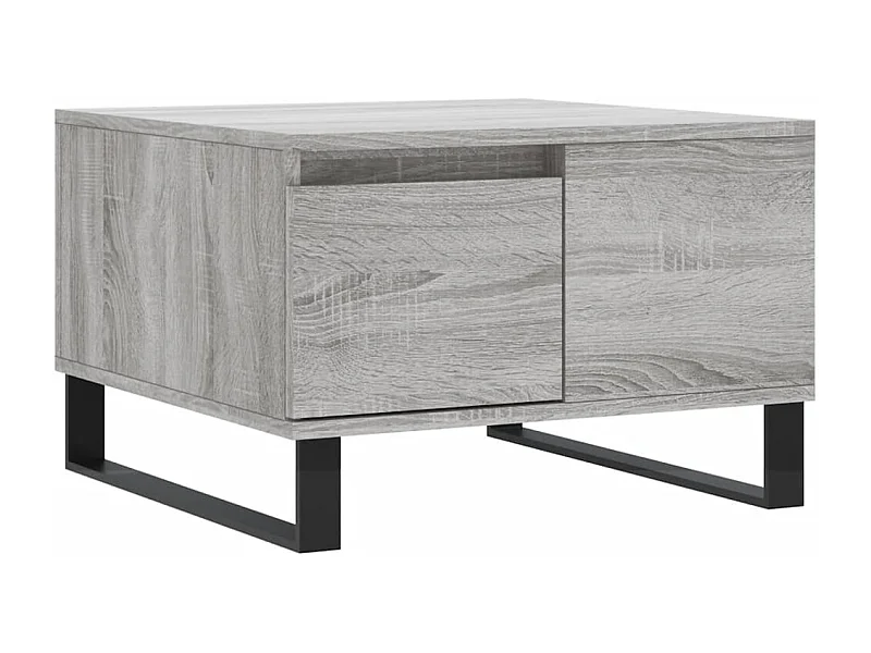 Table basse sonoma gris 55x55x36,5 bois d'ingénierie