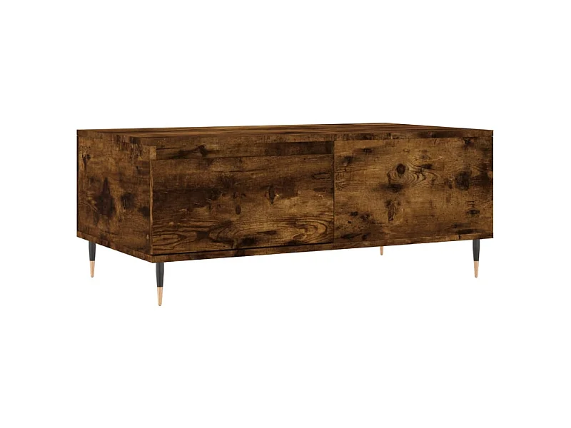 Table basse Chêne fumé 90x50x36,5 Bois d'ingénierie