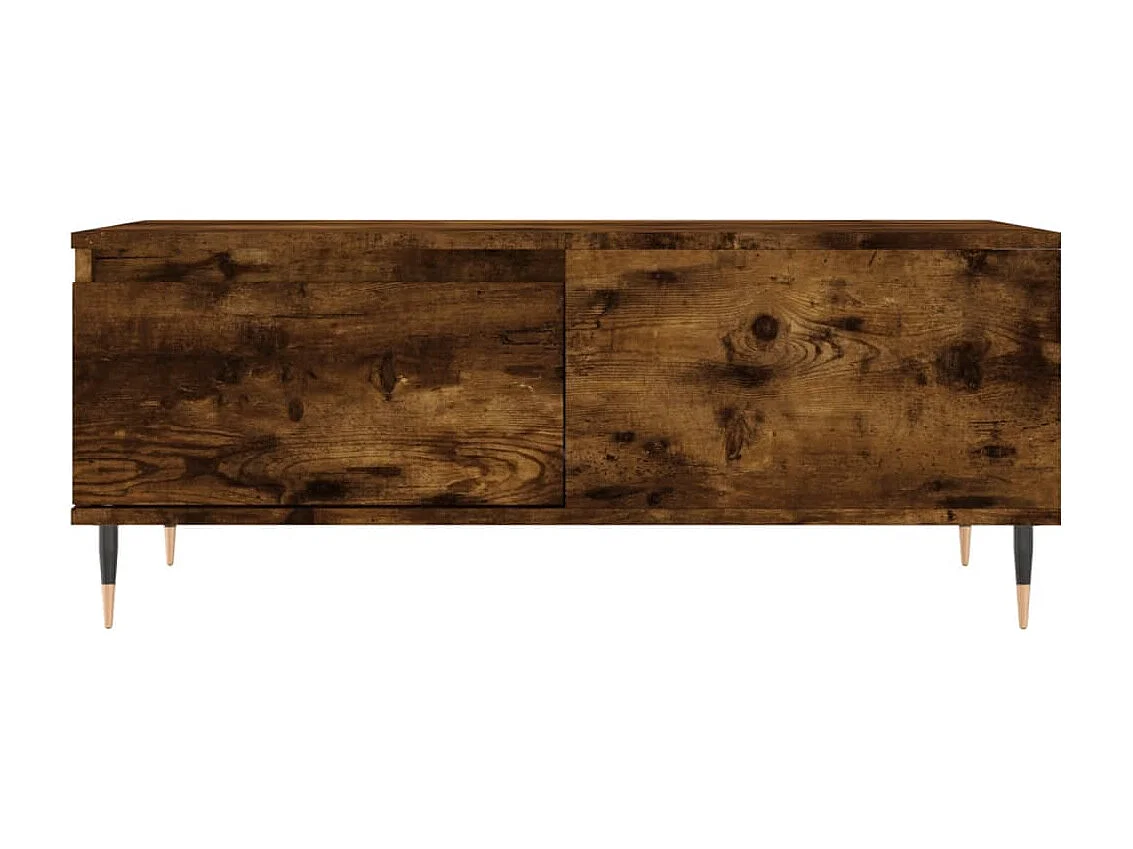 Table basse Chêne fumé 90x50x36,5 Bois d'ingénierie