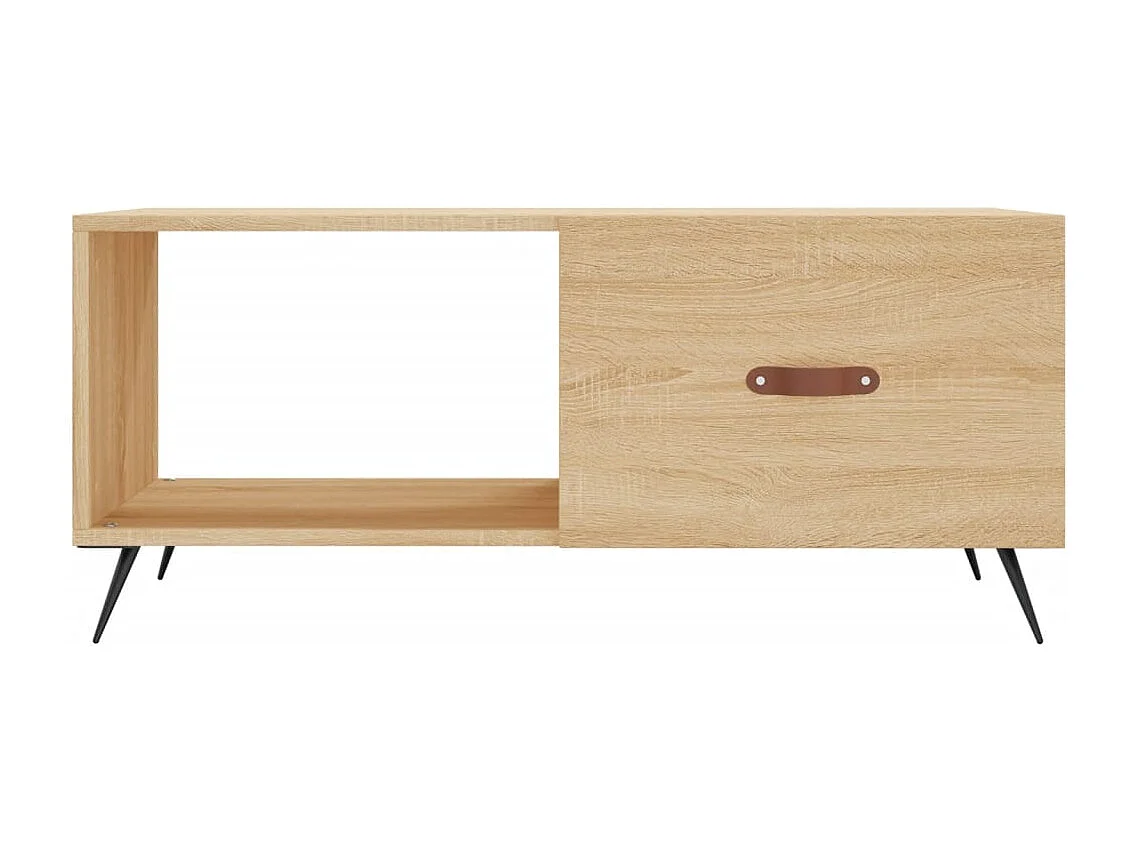 Table basse chêne sonoma 90x50x40 bois d'ingénierie