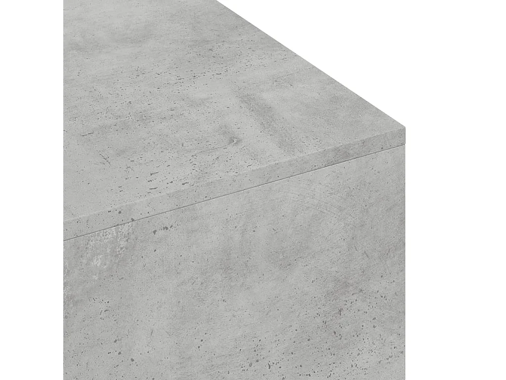 Table basse gris béton 100x49,5x31 bois d'ingénierie