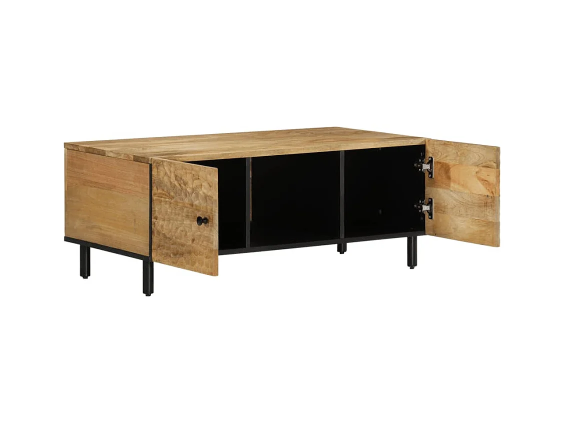 Table basse 100x54x40 bois de manguier massif