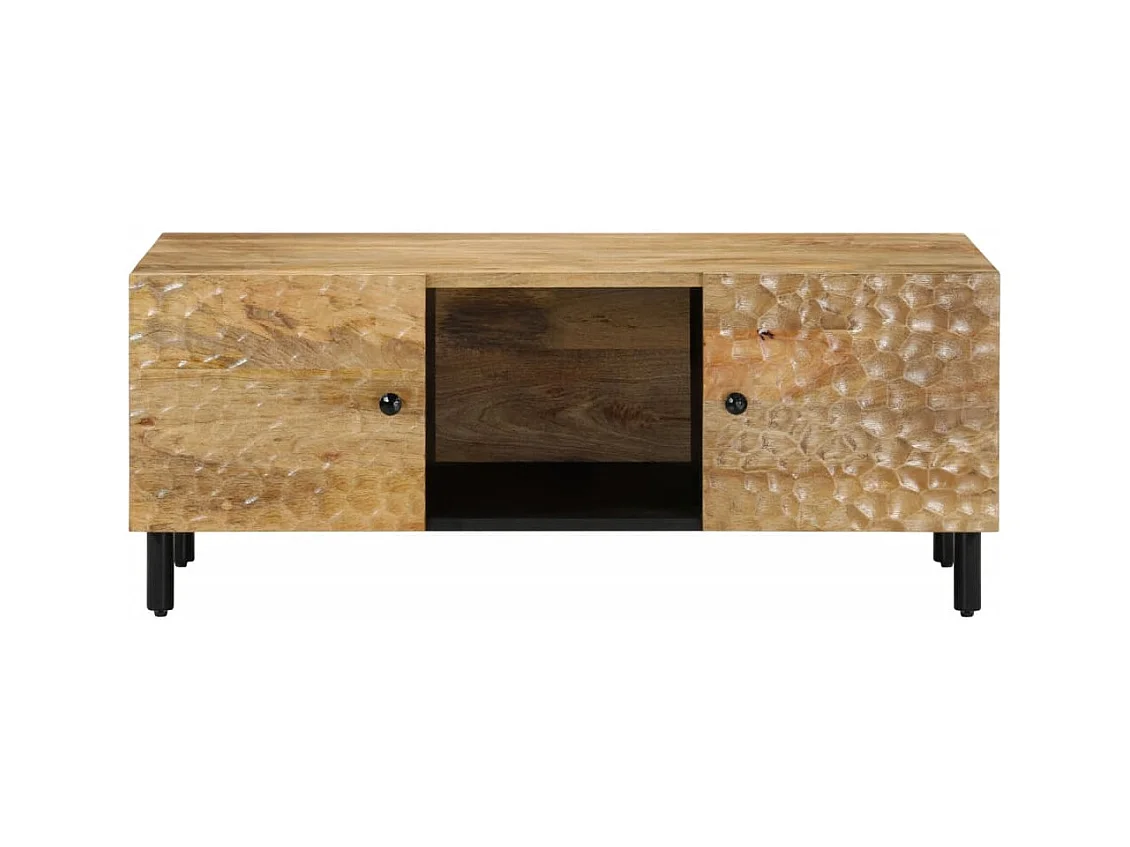 Table basse 100x54x40 bois de manguier massif