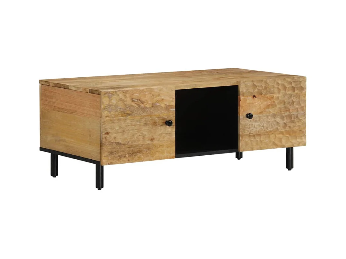 Table basse 100x54x40 bois de manguier massif