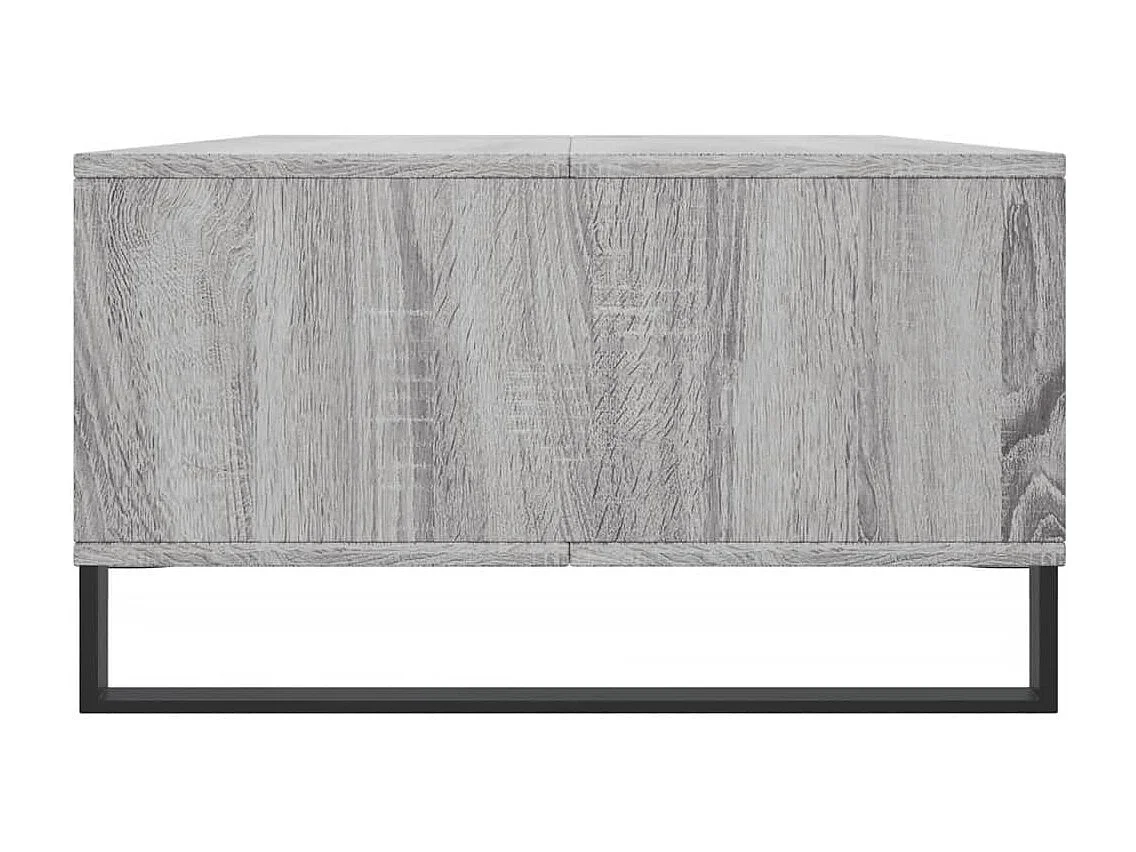 Table basse sonoma gris 104x60x35 bois d'ingénierie