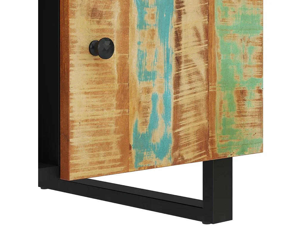 Table basse 100x54x40 bois de récupération et d'ingénierie