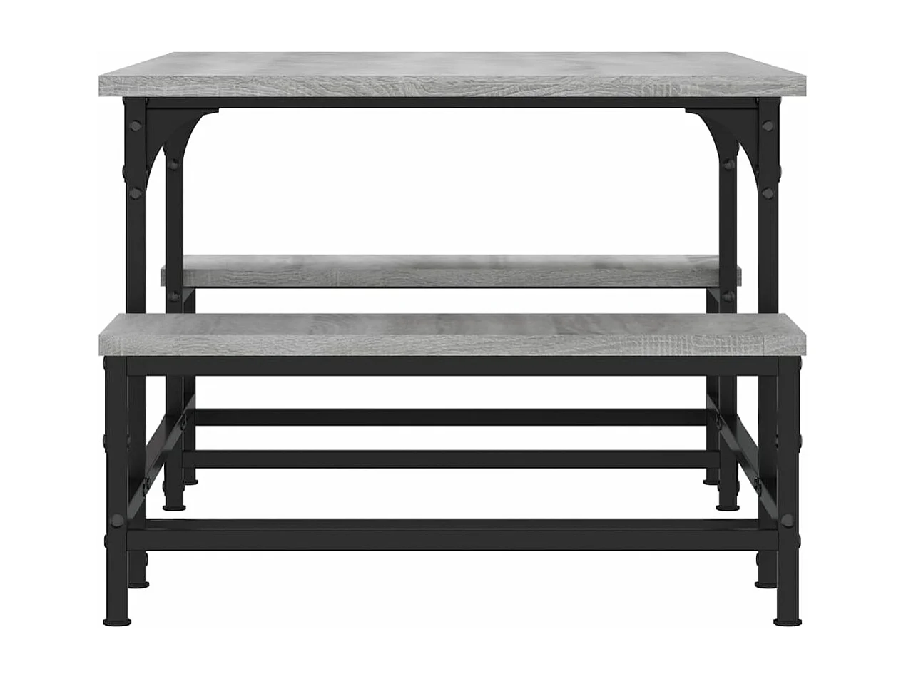 Table basse sonoma gris 100x50,5x40 bois d'ingénierie