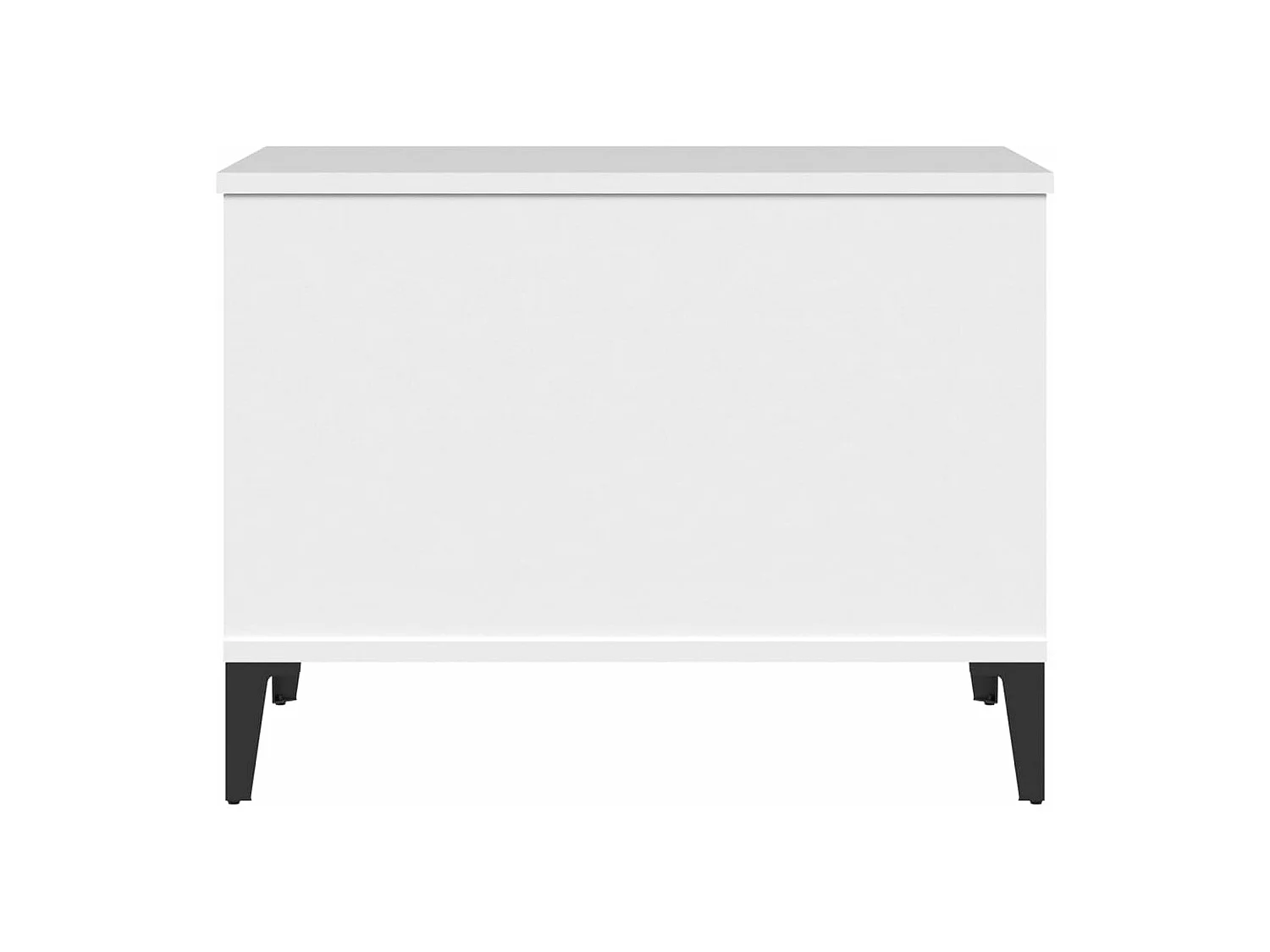 Table basse Blanc 60x44,5x45 Bois d'ingénierie