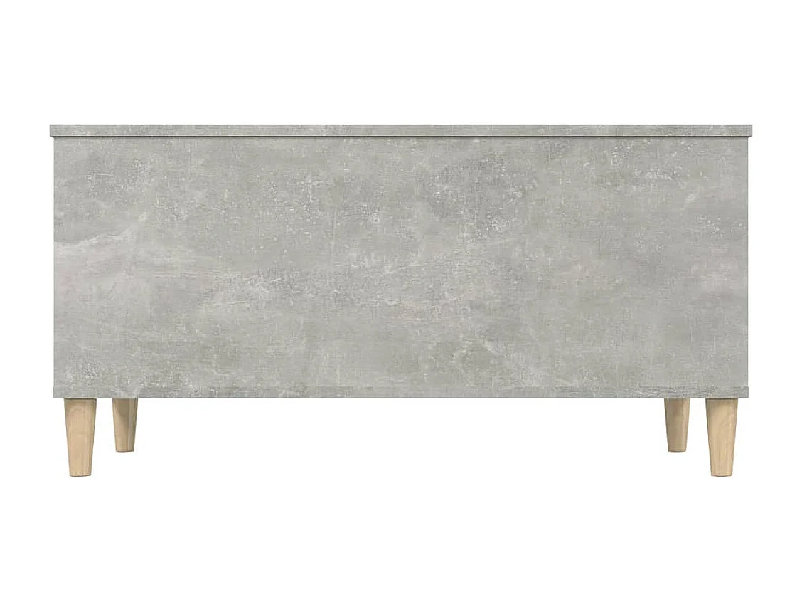Table basse Gris béton 90x44,5x45 Bois d'ingénierie