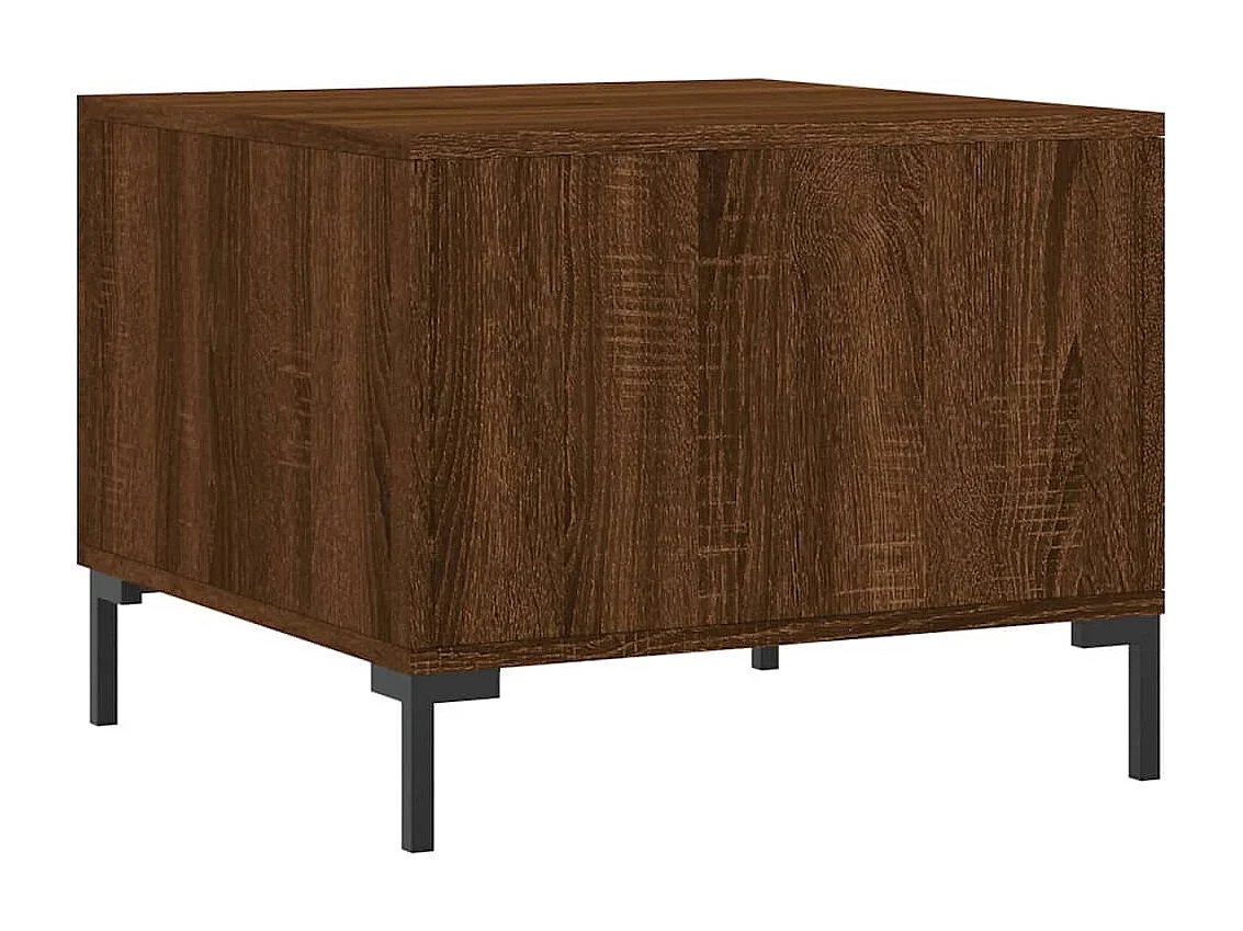 Tables basses 2 pcs chêne marron 50x50x40 bois d'ingénierie