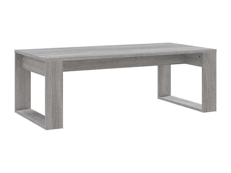 Table basse sonoma gris 102x50x35 bois d'ingénierie