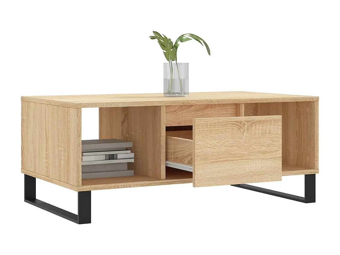 Table basse Chêne sonoma 90x50x36,5 Bois d'ingénierie