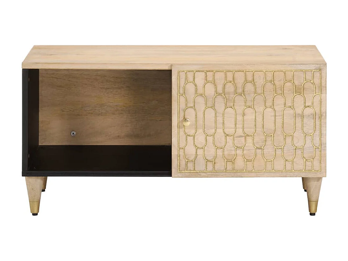 Table basse 80x50x40 bois de manguier massif