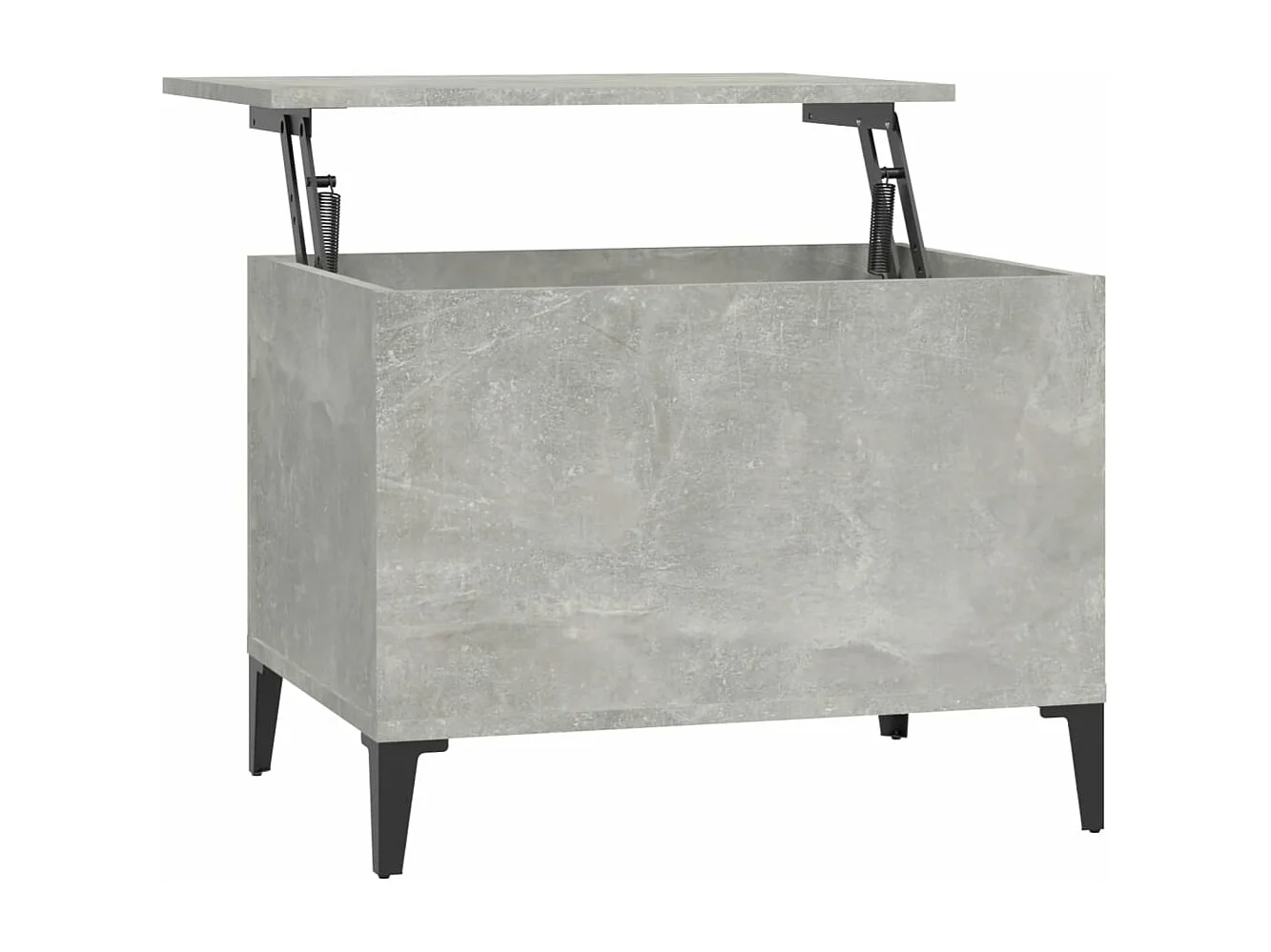 Table basse Gris béton 60x44,5x45 Bois d'ingénierie