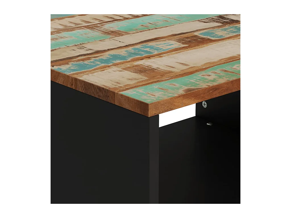 Table basse 60x50x40 bois de récupération massif