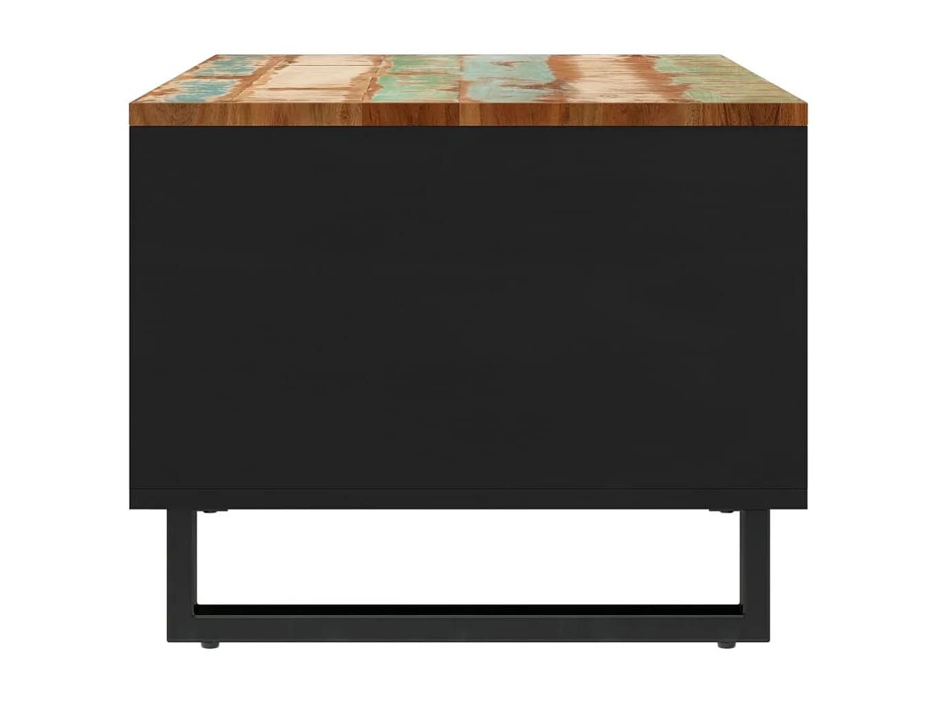 Table basse 60x50x40 bois de récupération massif