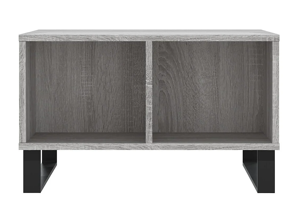 Table basse Sonoma gris 60x50x36,5 Bois d'ingénierie