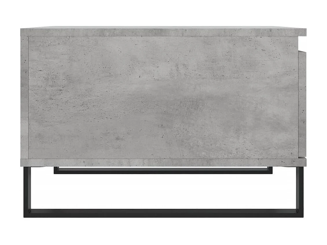 Table basse gris béton 55x55x36,5 bois d'ingénierie