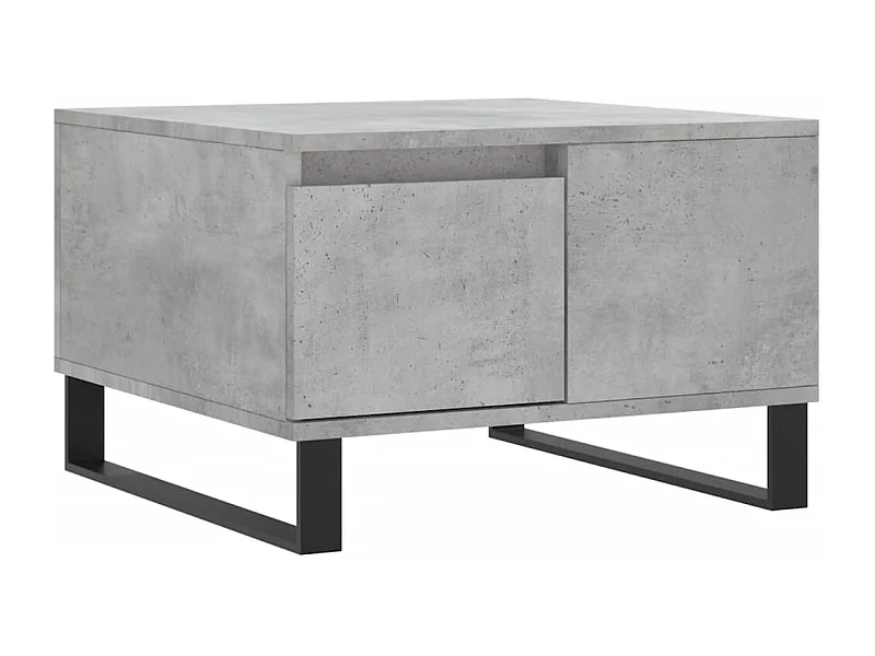 Table basse gris béton 55x55x36,5 bois d'ingénierie