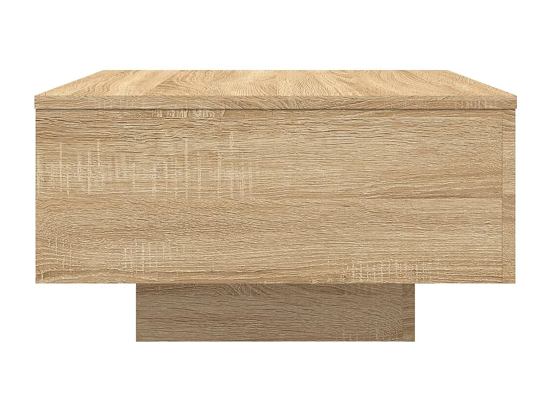 Table basse chêne sonoma 55x55x31 bois d'ingénierie