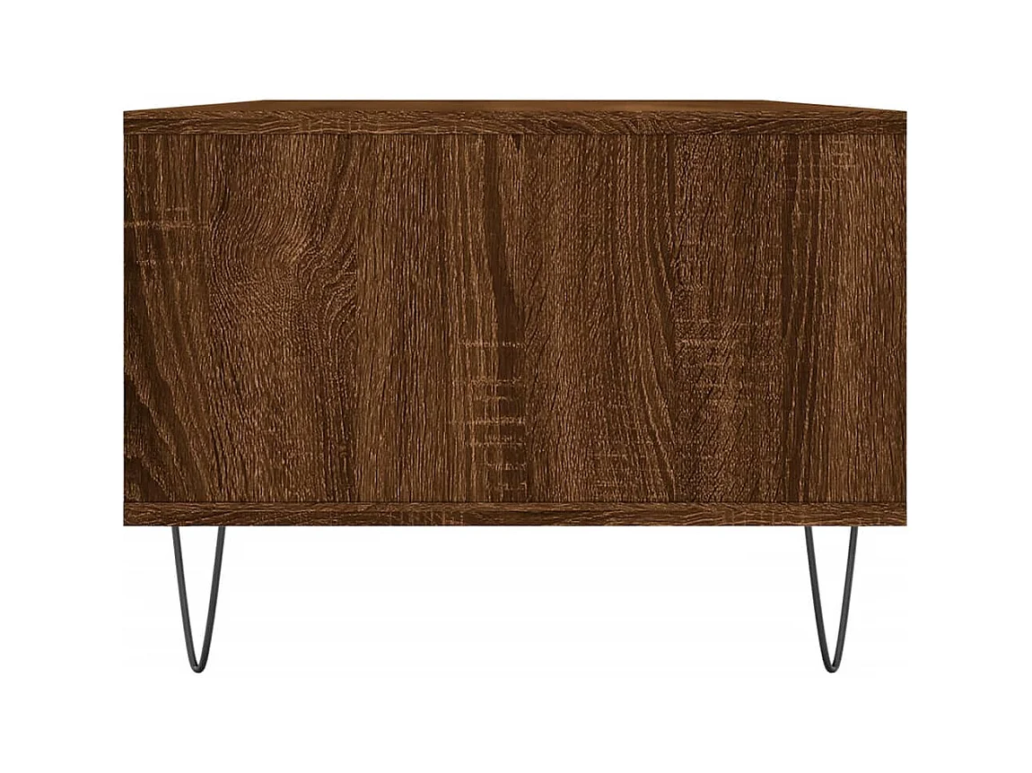 Table basse Chêne marron 90x50x36,5 Bois d'ingénierie