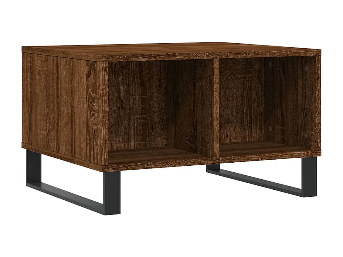 Table basse Chêne marron 60x50x36,5 Bois d'ingénierie