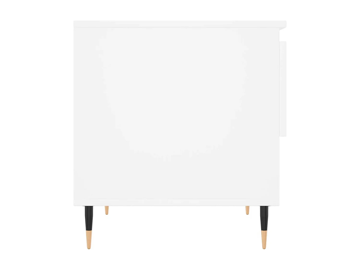 Table basse blanc 50x46x50 bois d’ingénierie