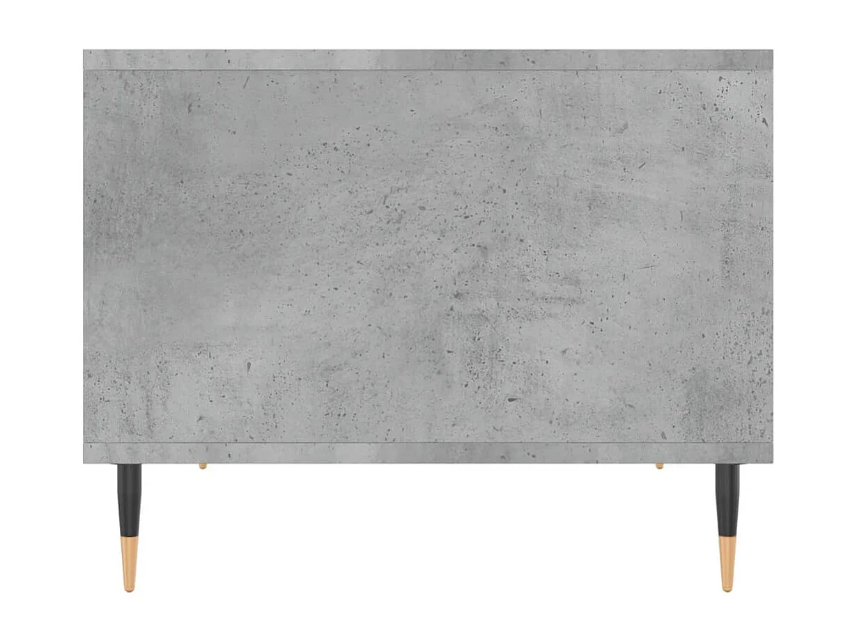 Table basse gris béton 60x50x40 bois d'ingénierie