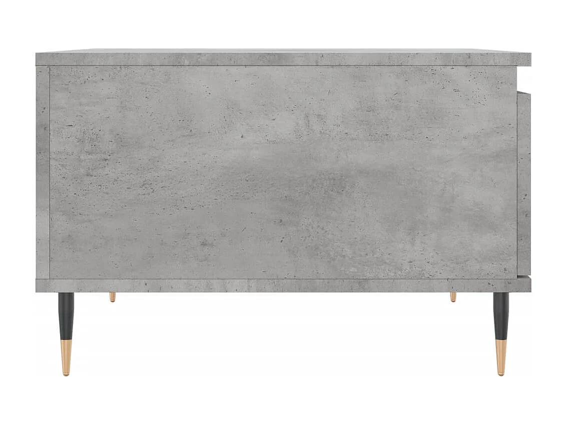 Table basse gris béton 55x55x36,5 bois d'ingénierie