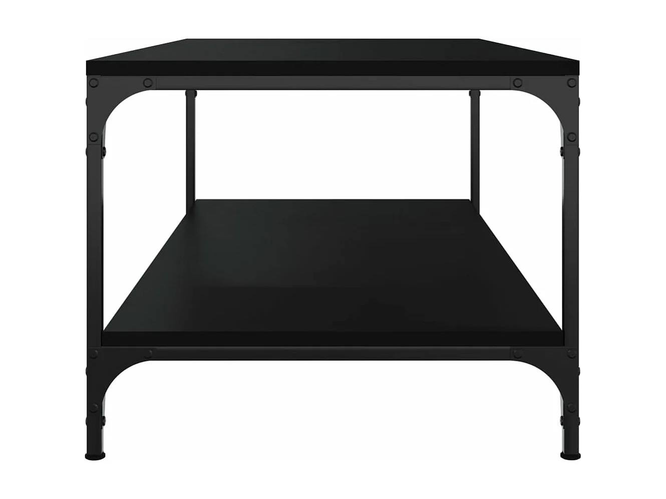 Table basse Noir 100x50x40 Bois d'ingénierie