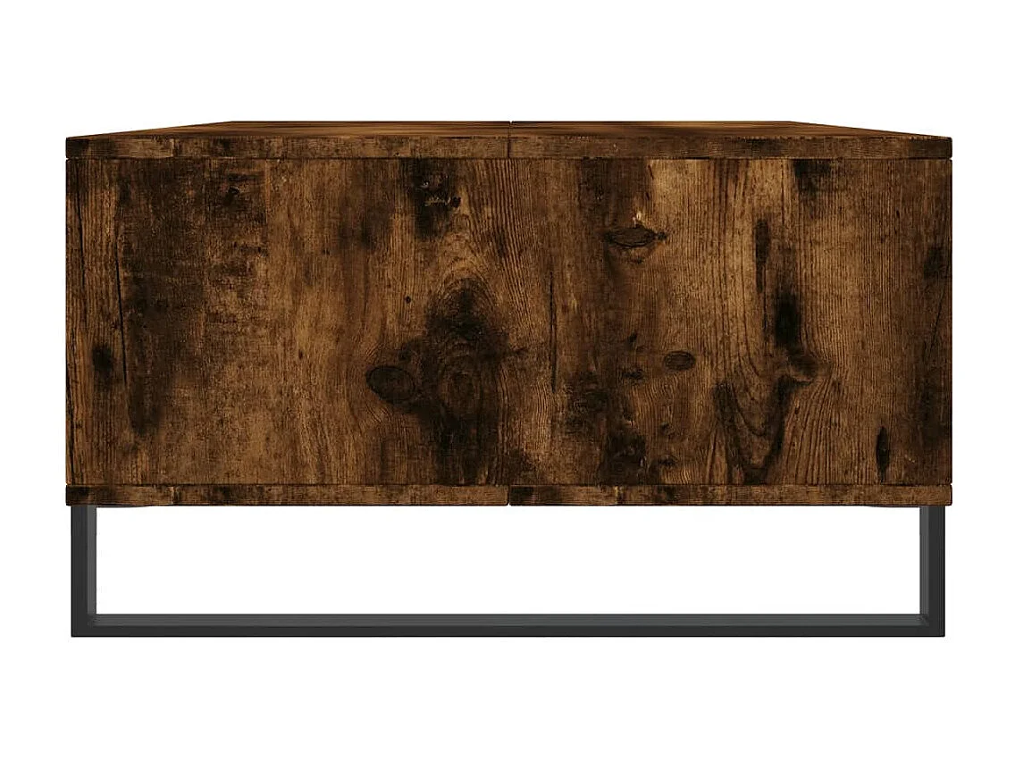 Table basse chêne fumé 104x60x35 bois d'ingénierie
