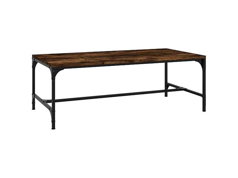 Table basse Chêne fumé 80x50x35 Bois d'ingénierie