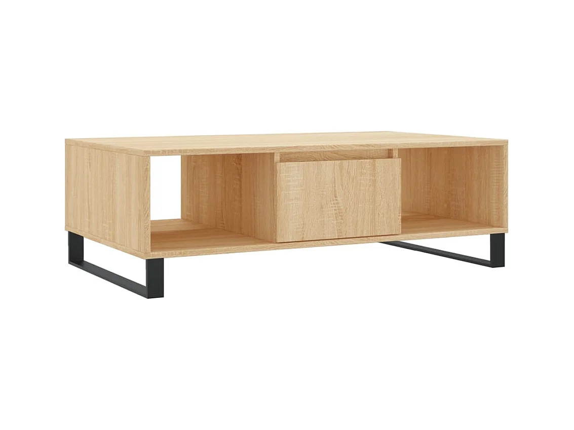 Table basse chêne sonoma 104x60x35 bois d'ingénierie