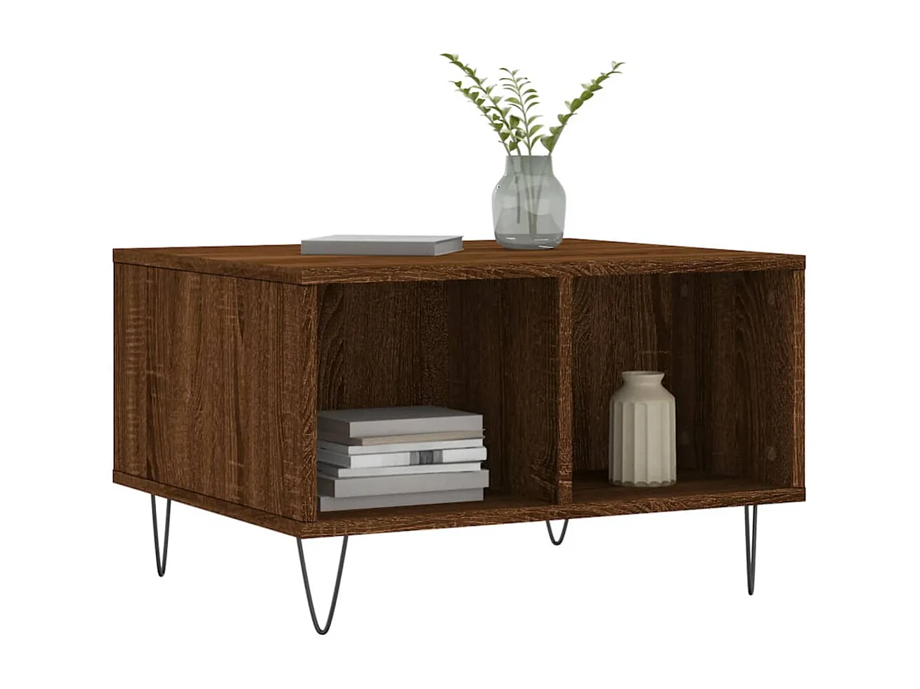 Table basse Chêne marron 60x50x36,5 Bois d'ingénierie