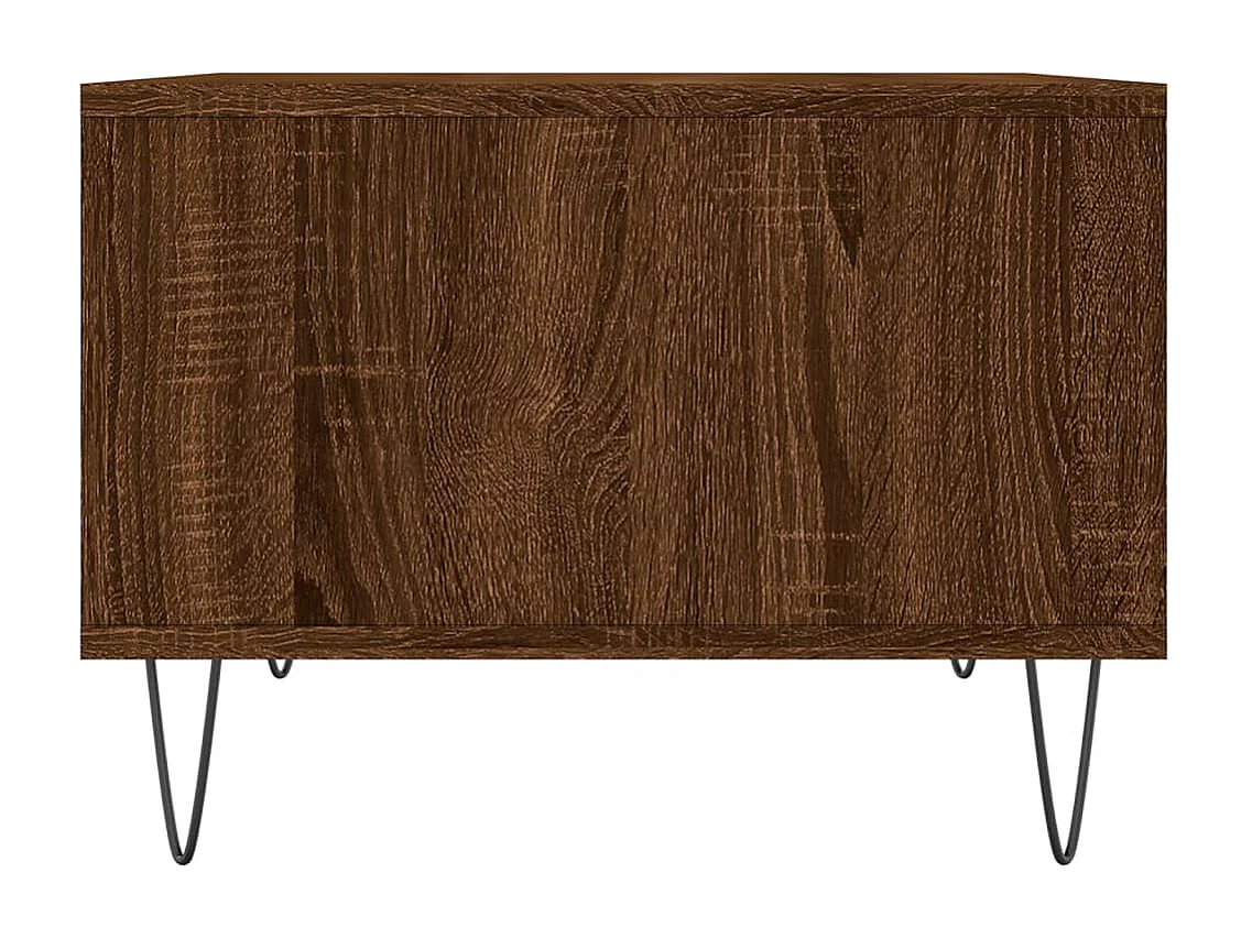 Table basse Chêne marron 60x50x36,5 Bois d'ingénierie