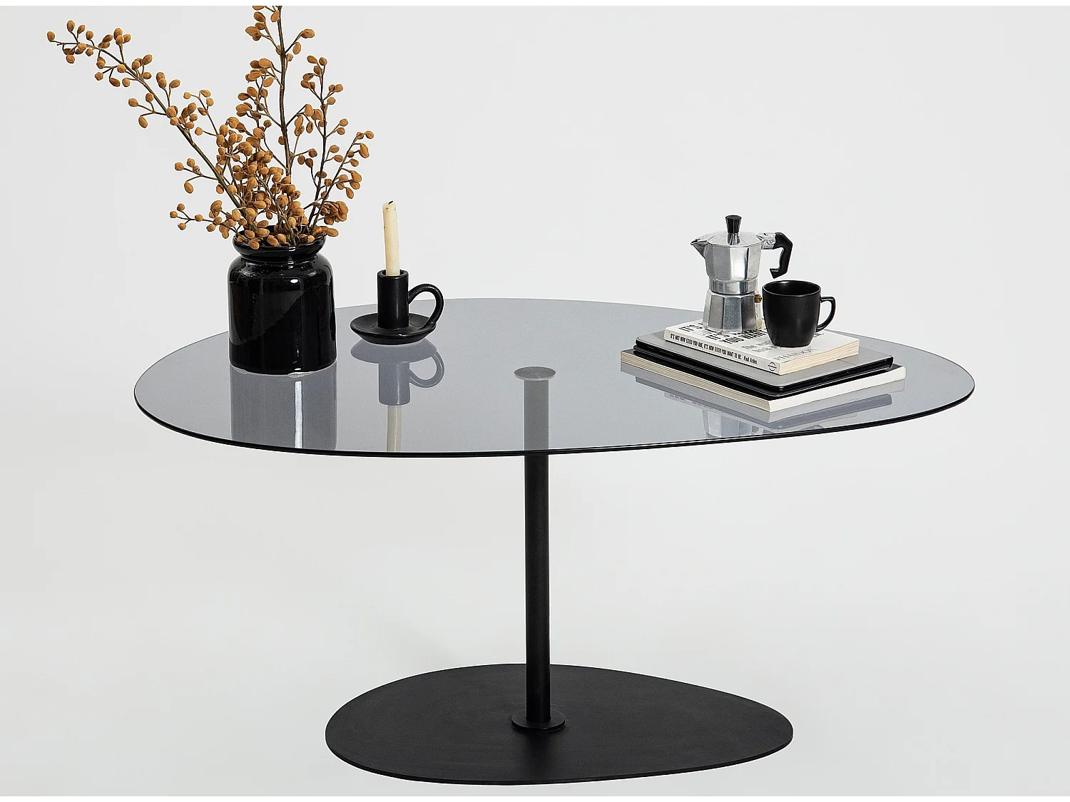 Dova design salontafel 90 cm-Kleur Donkergrijs