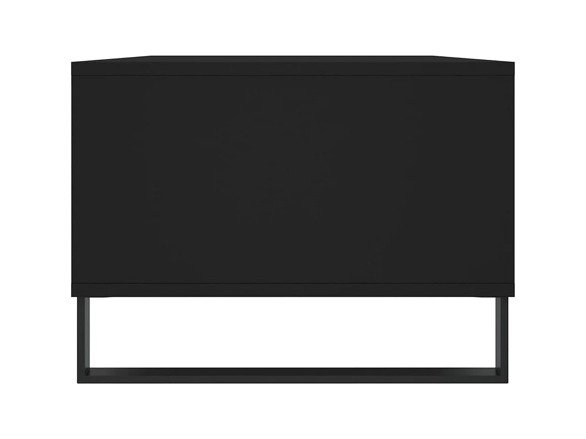 Table basse Noir 90x50x36,5 Bois d'ingénierie