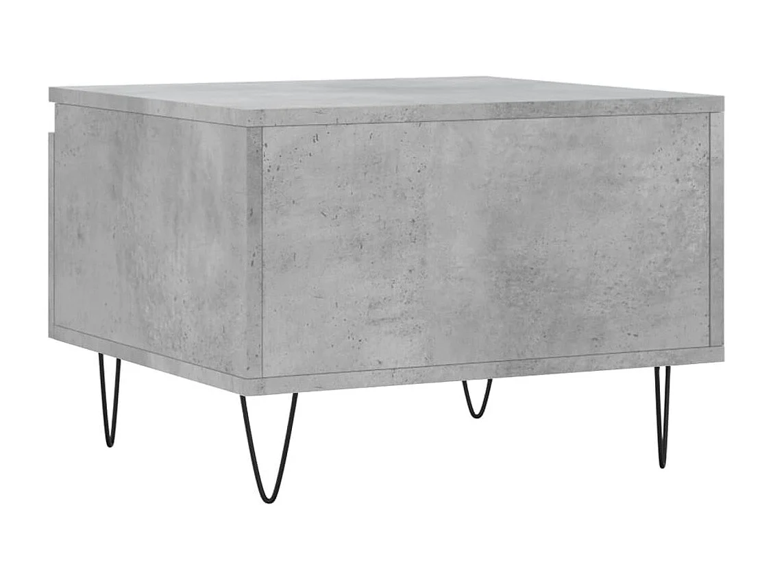 Tables basses 2 pcs gris béton 50x46x35 bois d'ingénierie