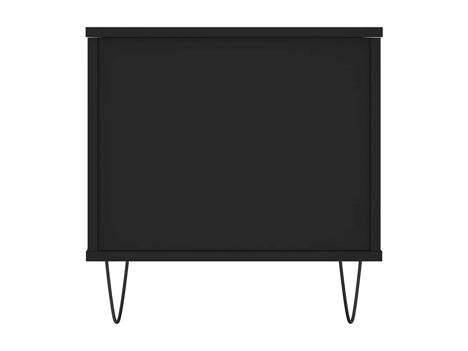 Table basse Noir 90x44,5x45 Bois d'ingénierie