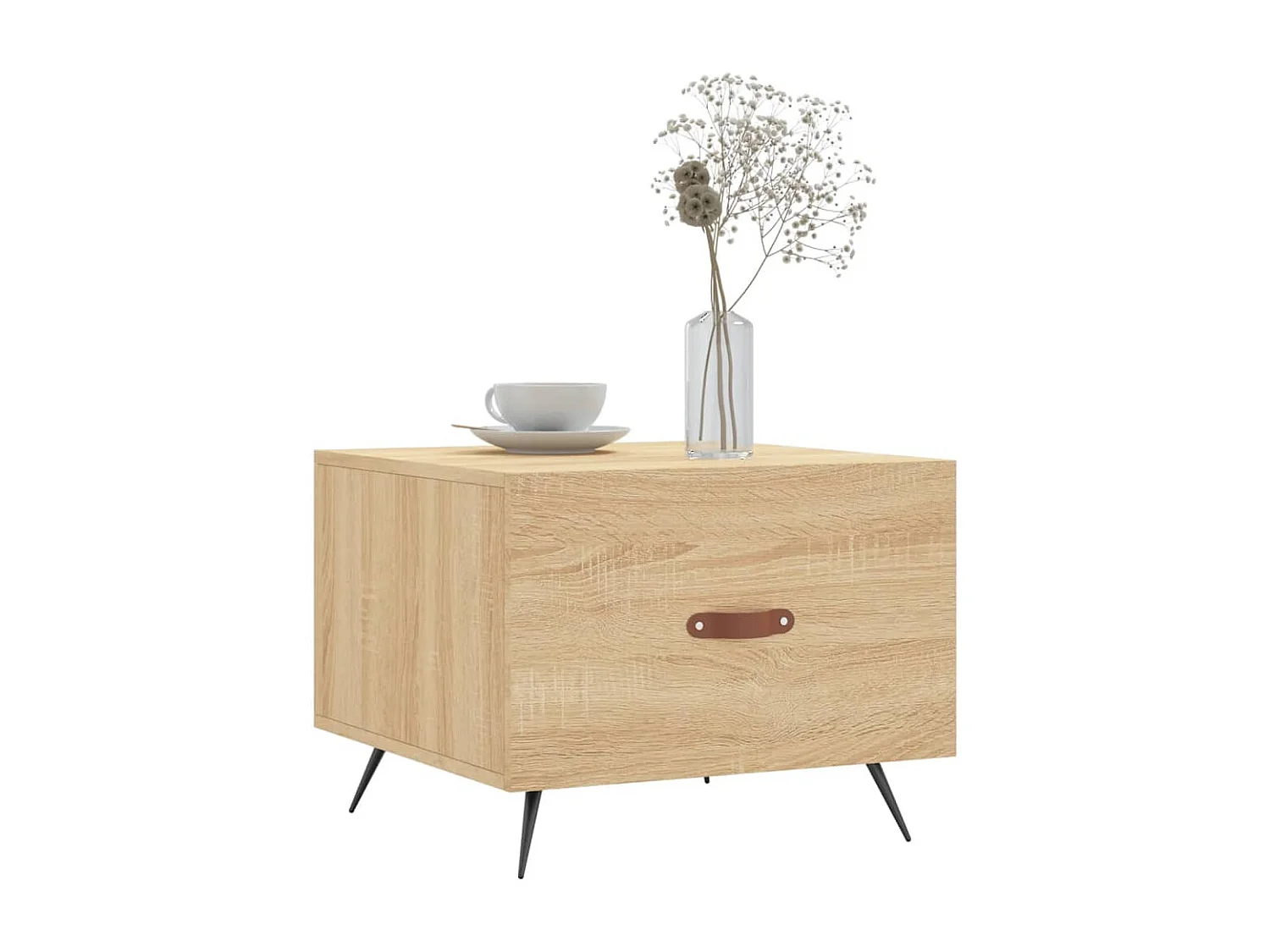 Tables basses 2 pcs chêne sonoma 50x50x40 bois d'ingénierie