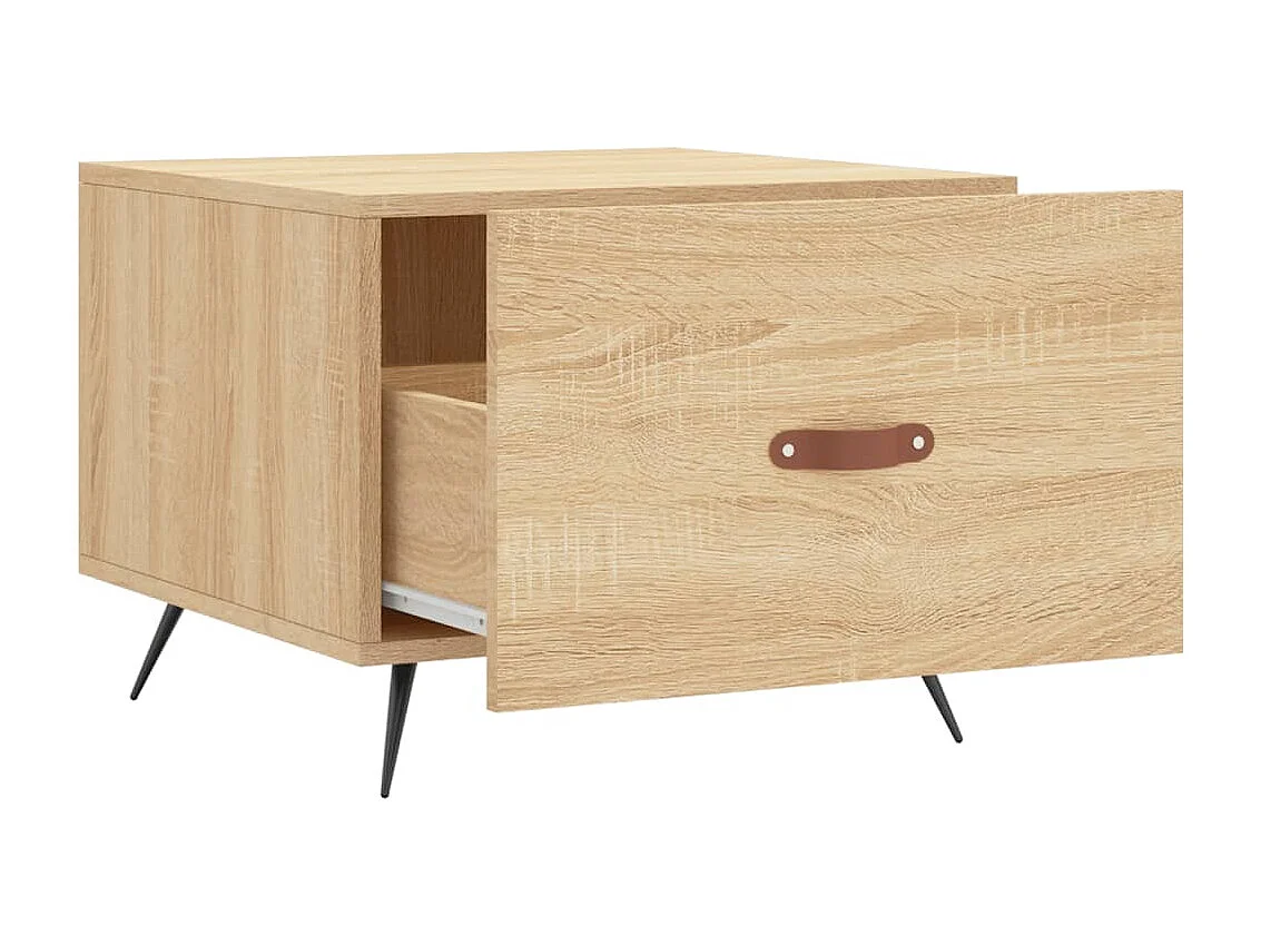 Tables basses 2 pcs chêne sonoma 50x50x40 bois d'ingénierie