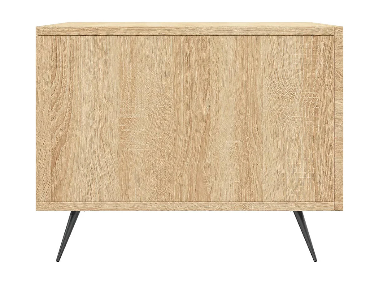 Tables basses 2 pcs chêne sonoma 50x50x40 bois d'ingénierie